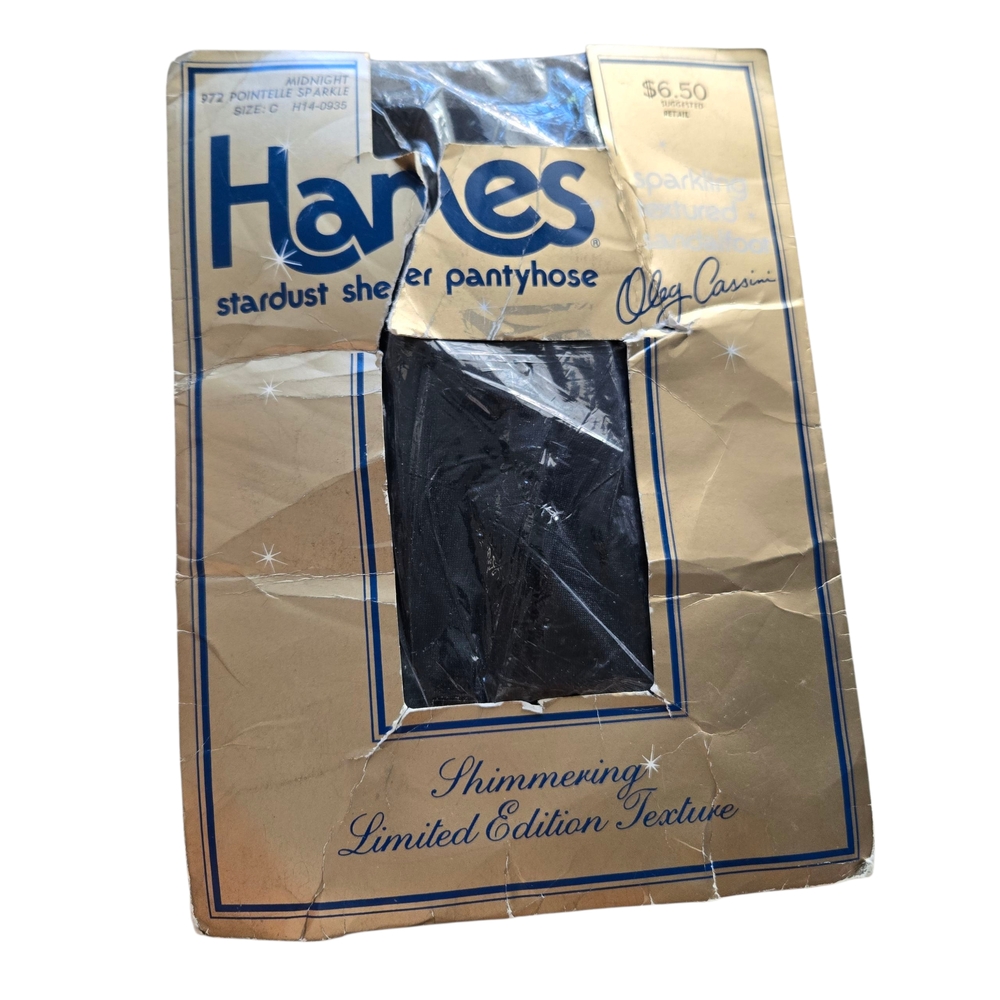 Hanes Stardust Sheer Pantyhose - Black